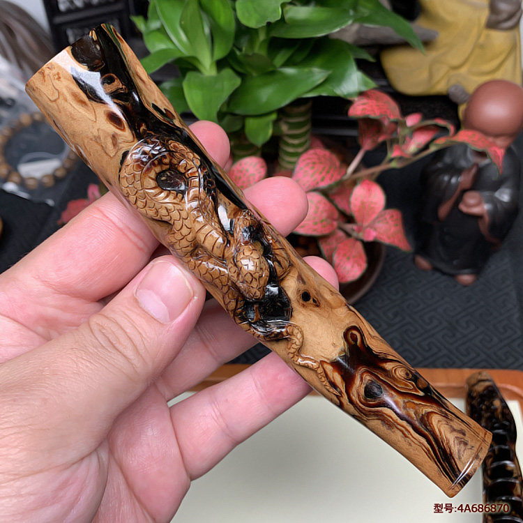 天然保真海柳烟嘴烟咀男女同款大中细通用双重循环过滤器蛇包邮