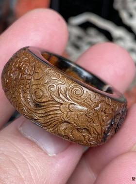 扳指爱柳艺海柳保真戒指