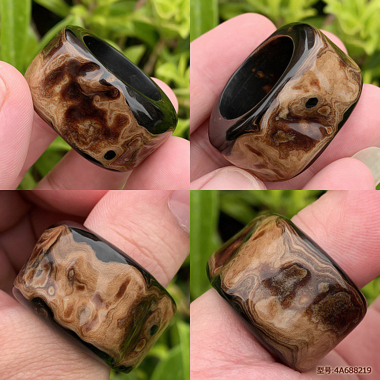 爱柳艺血柳男戒文玩包邮