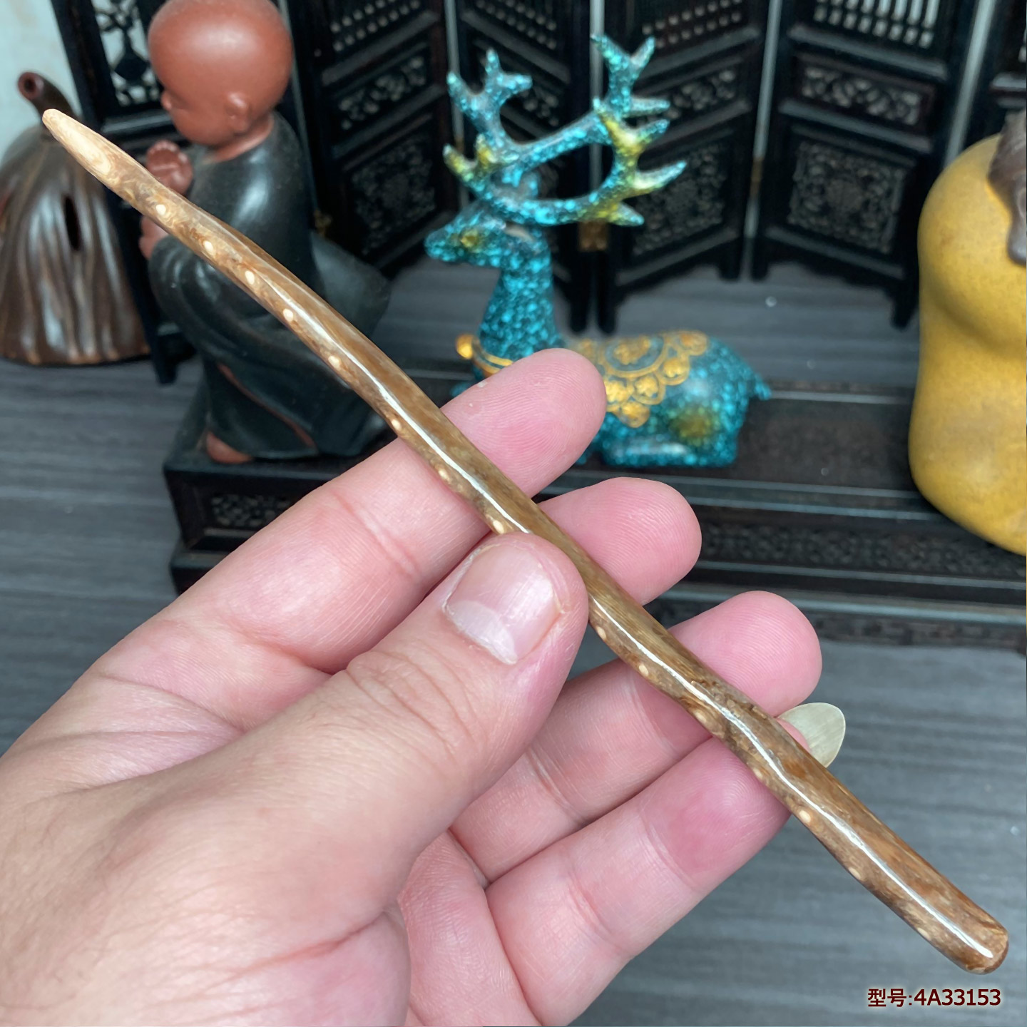 保真天然海柳发簪国风复古风