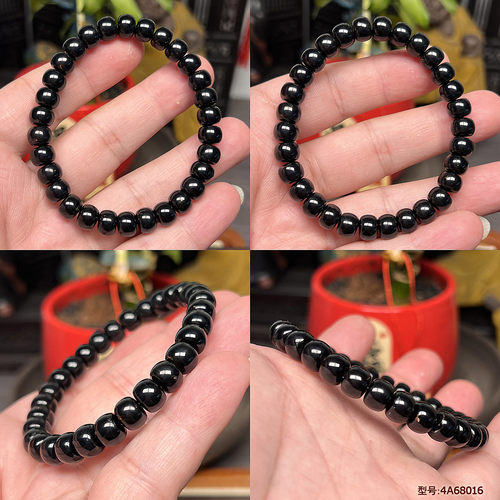 保真天然海柳文玩佛珠手链满血纹
