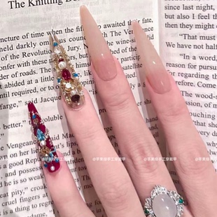 【年世兰· 古韵风华】纯手工穿戴甲复古宫廷风甄嬛护甲中式美甲