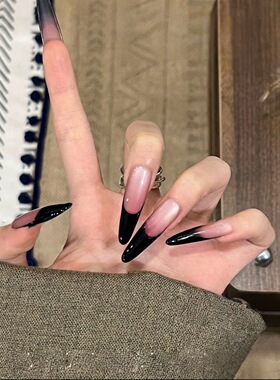 【暗香】蝴蝶芭蕾手工穿戴甲高级感小清新春夏波点猫眼美甲可拆卸