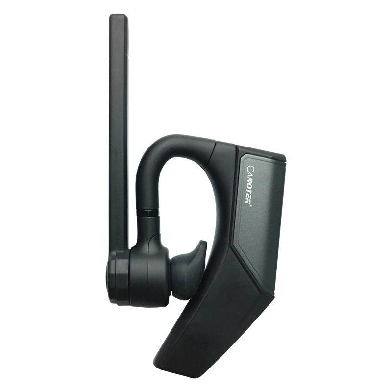 卡诺特W1对讲机专用蓝牙耳机专业降噪耳挂式无线耳机传送距离30米