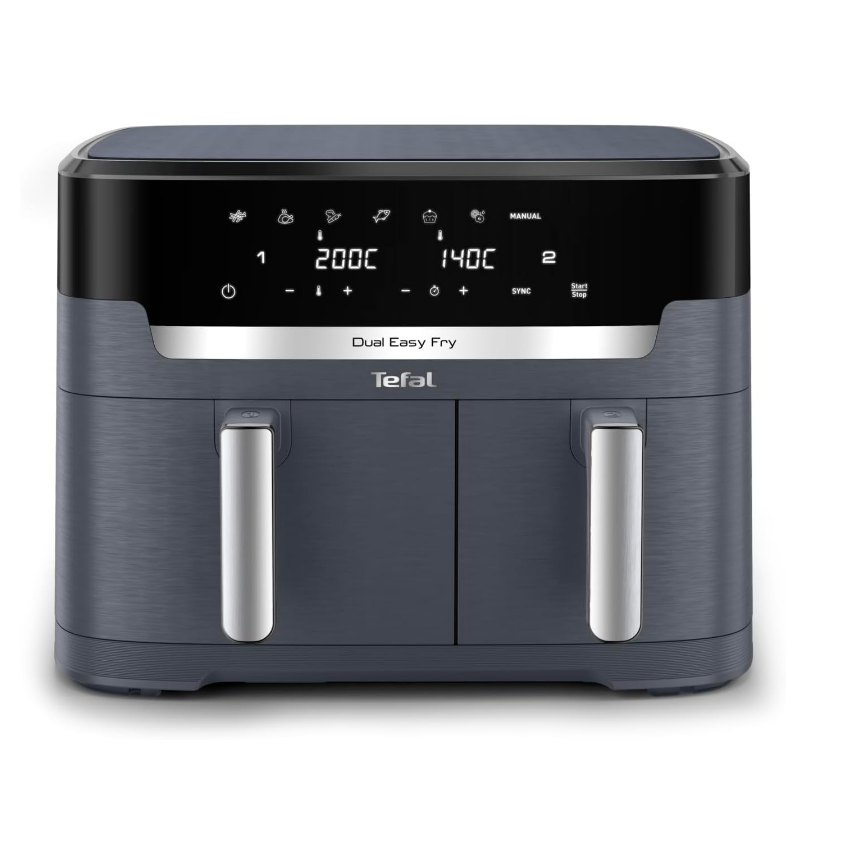 英国代购Tefal 11L Air Fryer EY942BG0大容量11升双抽屉空气炸锅