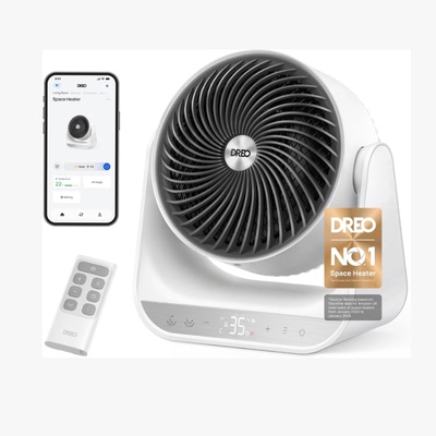 英国购 Dreo Smart Whole Room Heater 714S 2000瓦PTC陶瓷取暖器