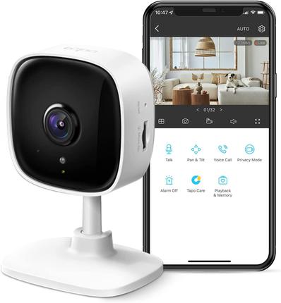 美国代购 TP-Link Tapo 2K C110 Security Camera 室内摄像头夜视