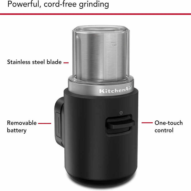 美国代购KitchenAid Blade Grinder KBGR111 充电咖啡豆磨豆机