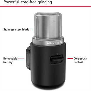 Grinder 美国代购 KitchenAid Blade 充电咖啡豆磨豆机 KBGR111