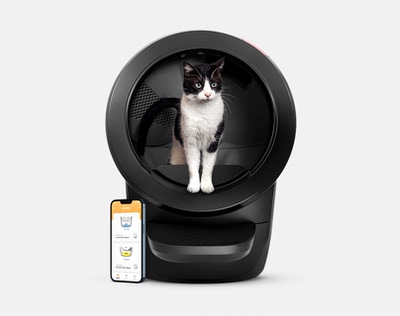 美国代购Litter Robot 4 by Whisker 自动清洁电动猫砂屋