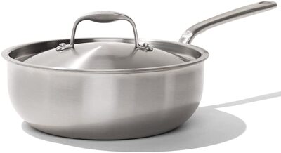 美国代购Made In Stainless Steel Saucier Pan5层不锈钢汤锅酱锅