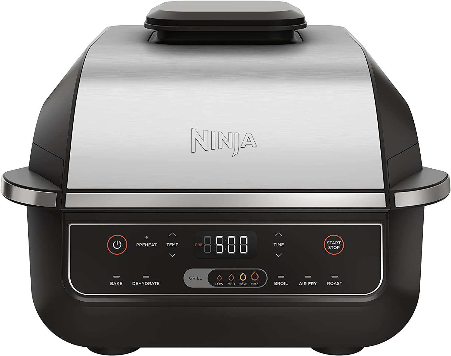 美国代购Ninja EG201 Indoor Grill 6合1室内烤架空气炸锅110v