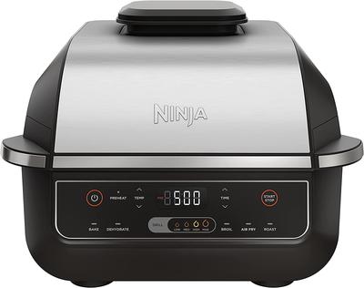 美国代购Ninja EG201 Indoor Grill 6合1 室内烤架空气炸锅110v