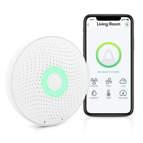 美国代购 Airthings 2930 Wave Plus 智能氡和空气质量监测器