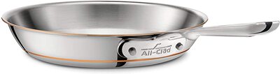 美国代购All-Clad Copper Core Fry Pan 铜芯5层复合结构炒锅煎锅