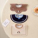 新生儿宝宝0-3岁防水口水巾纯棉A类围嘴360度旋转防吐奶围兜