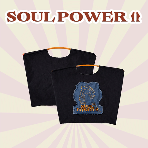 陶喆官方周边——Soul Power II 贴布刺绣包（含运费6元）