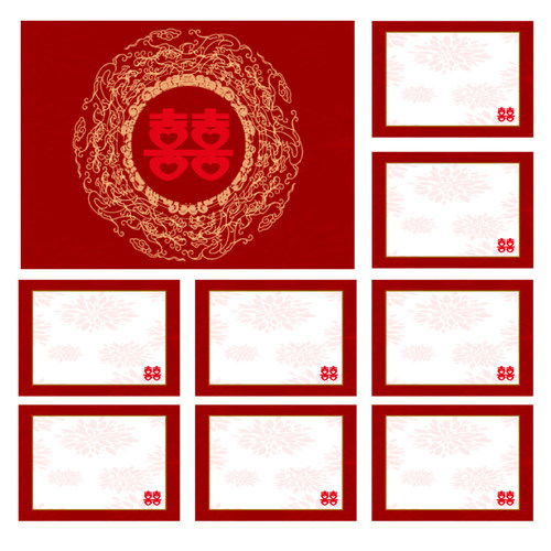 tongwen空白卡片【8张】14-10cm