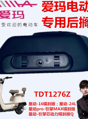 TDT1276Z星动-引擎芯动力碟刹版Q爱玛电动车16碟刹版-24L后搁脚踏