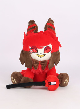 跨境热销Hazbin Hotel地狱客栈同人猫咪毛绒公仔卡通动漫玩偶现货
