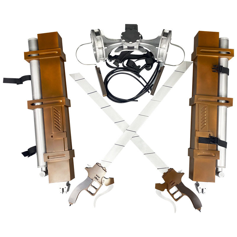 第四季进击的巨人漫展cos道具服三笠兵长立体机动装置雷枪武器刀