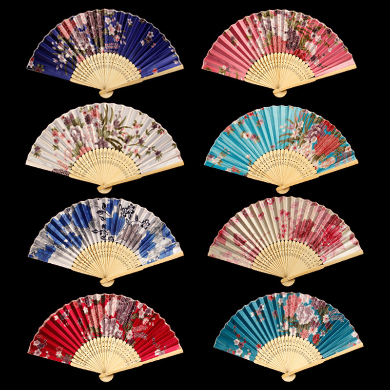 刺身拼盘创意凉菜酒店餐厅菜品装饰点缀和风防水竹扇子摆件盘饰扇