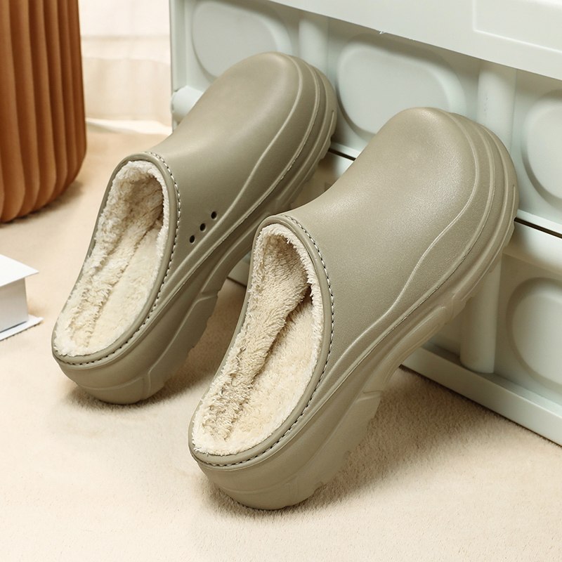 手术室鞋男冬季加绒医院上班专用防滑洞洞棉拖耐脏医生无后跟拖鞋,流行男鞋,包头拖,淘宝优惠券,粉丝福利购,淘宝优惠卷