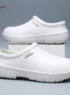 37 38小码白色无孔洞洞鞋防水防滑医生医院上班专用icu手术室拖鞋