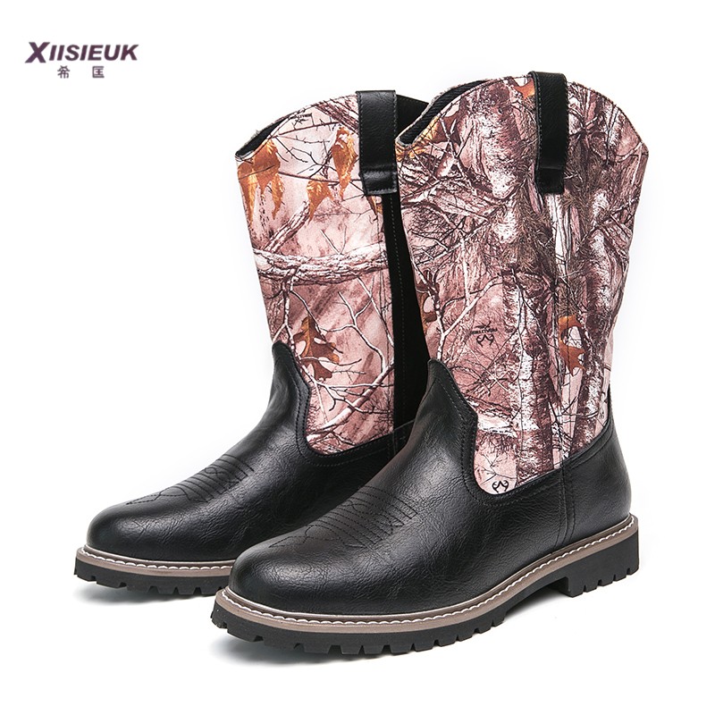 大码4546蒙古骑马靴男款西部