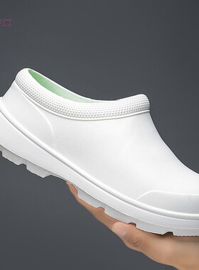 白色医护人员专用洞洞鞋女手术室上班防滑EVA护士icu无孔包头拖鞋