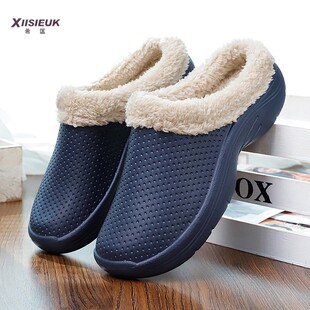 手术室专用棉拖鞋男冬季医生加棉保暖女护士办公室值班厚底棉拖鞋
