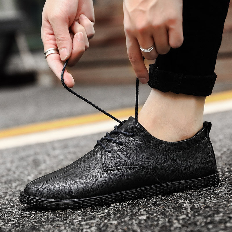 秋季新款男鞋子韩版潮流皮鞋男士英伦社会小伙休闲鞋百搭青年潮鞋