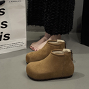 皮毛一体厚底内增高雪地靴女2025新款超火秋冬季勃肯短靴保暖棉鞋