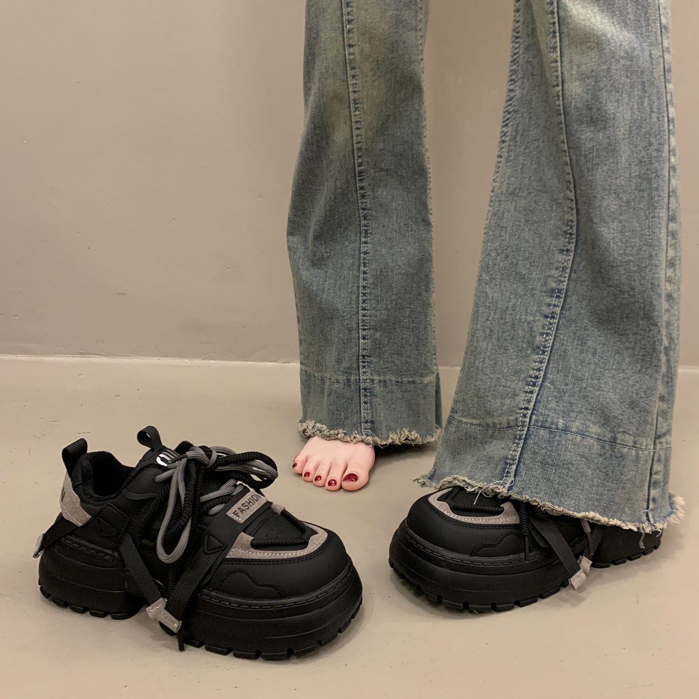 爆款超火老爹鞋女冬季百搭运动鞋