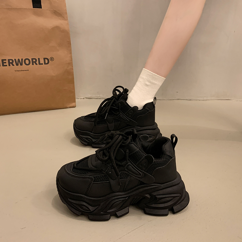 显脚小超火老爹鞋女秋冬季休闲鞋