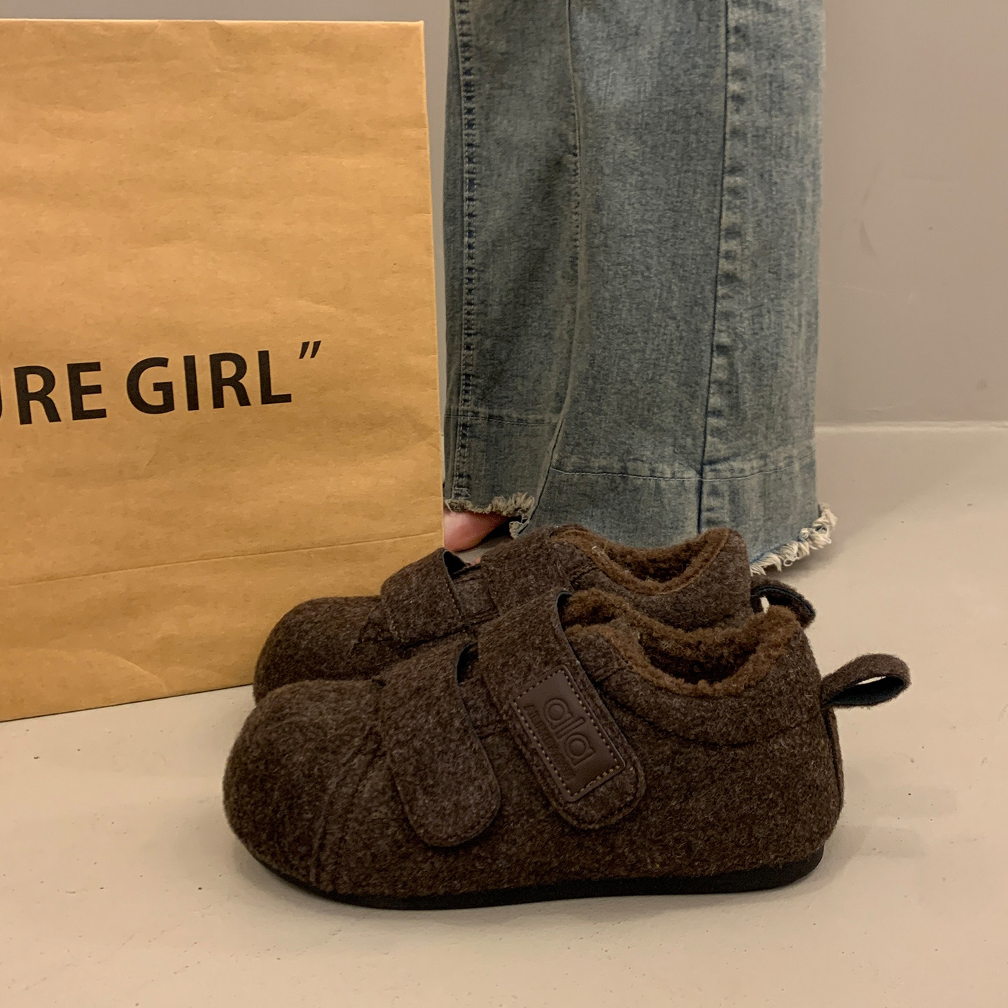 超火加绒保暖厚底勃肯鞋女毛绒棉鞋2025新款爆款秋冬季内增高单鞋,女鞋,勃肯鞋/软木鞋,淘宝优惠券,粉丝福利购,淘宝优惠卷