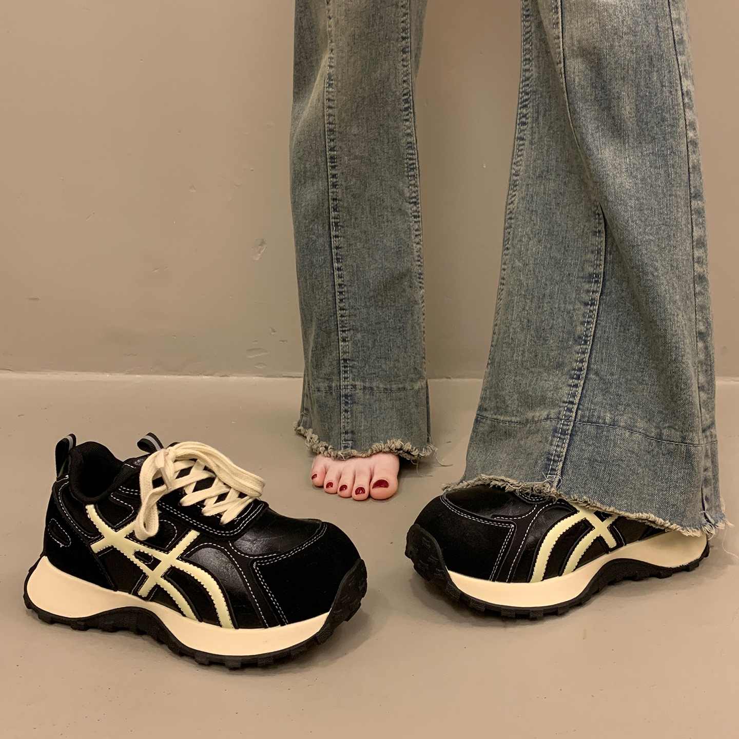 爆款老爹鞋女小个子秋冬季休闲鞋