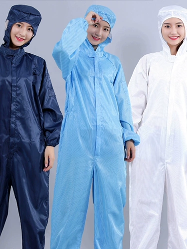 Антистатический электрический баллончик с краской для работы без пыли с капюшоном, рабочая одежда