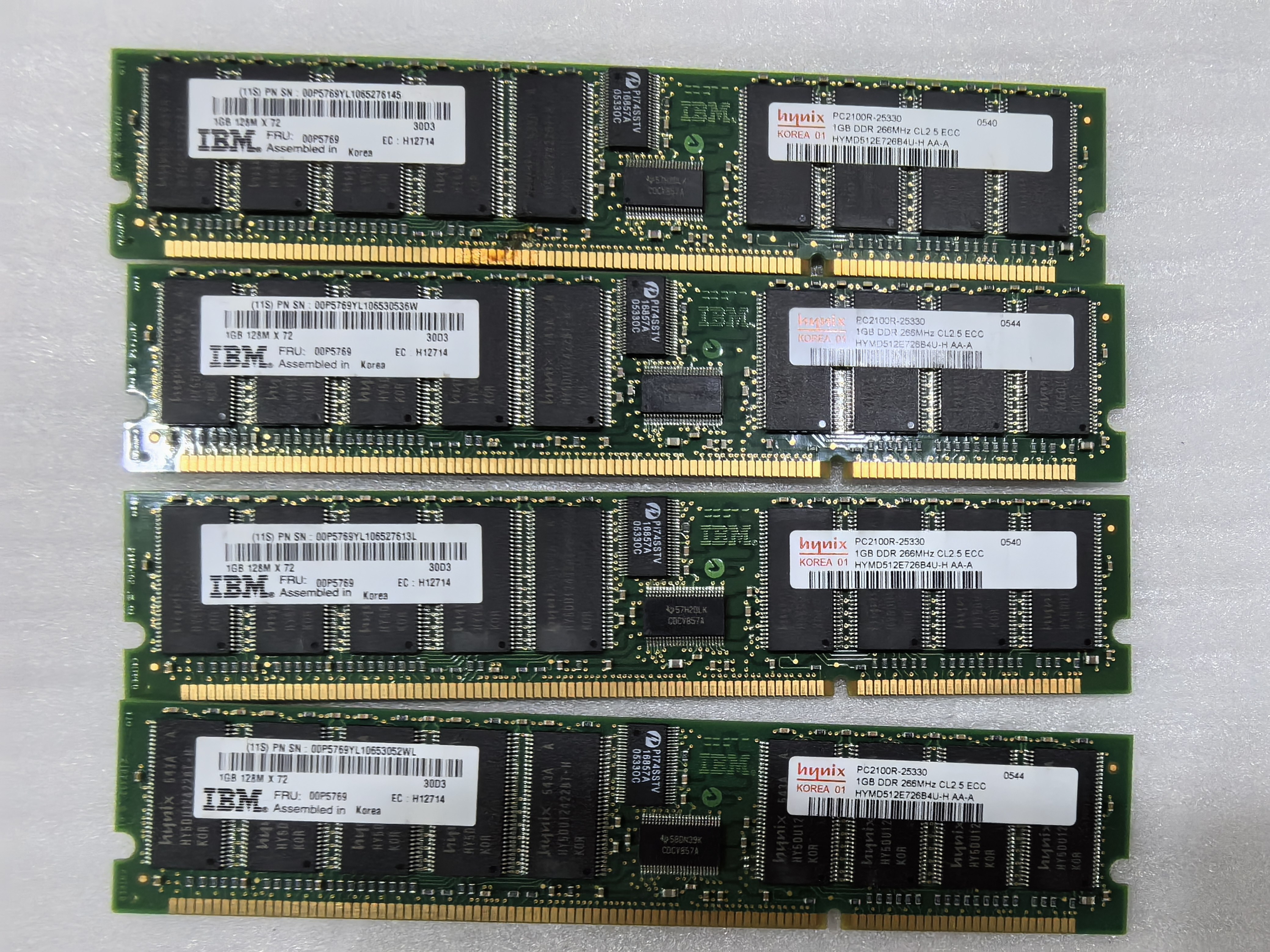 IBM 4445 00P5769 FOR P550 P520 00P5769 内存条 RS6000小型机