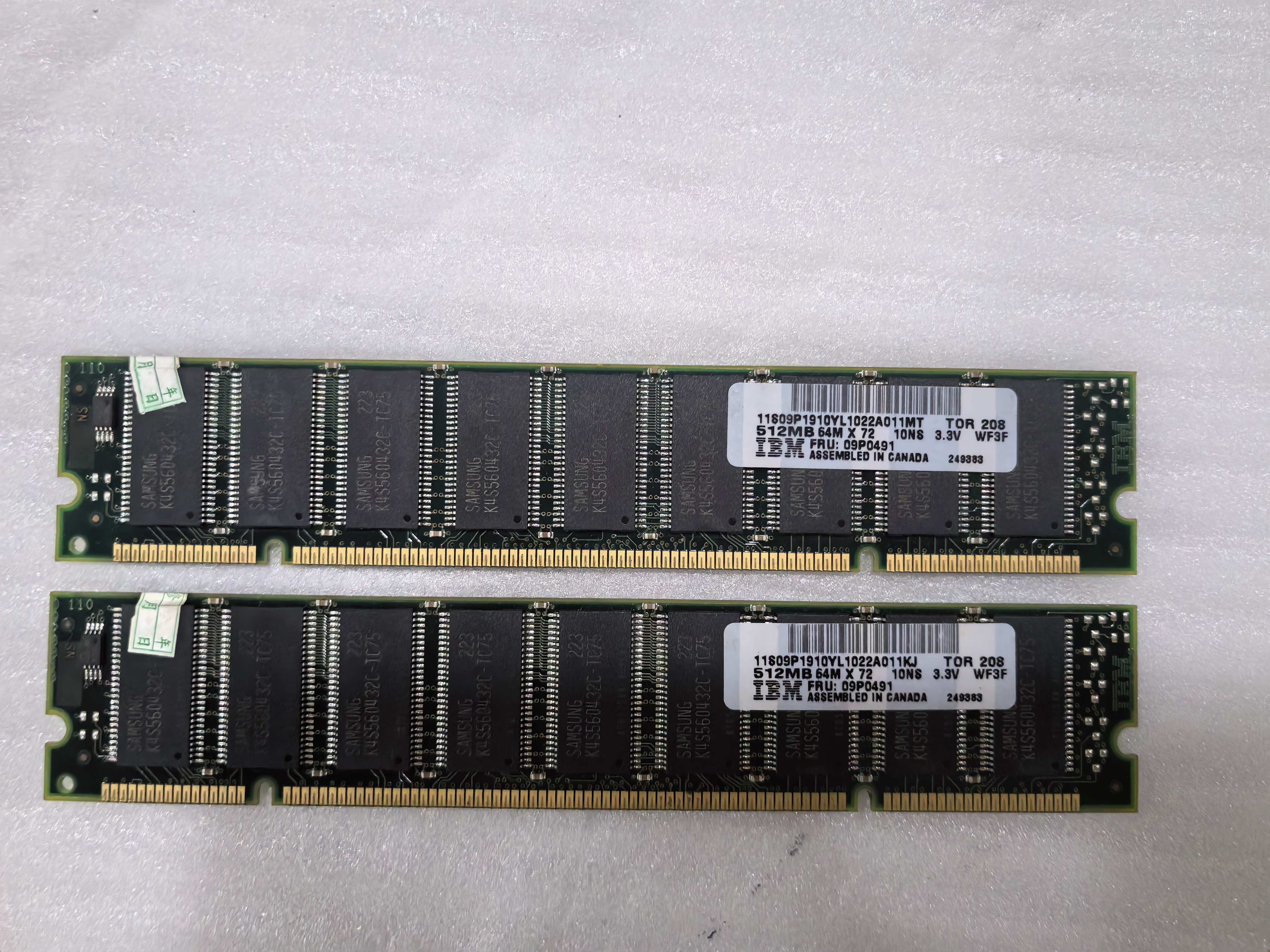 IBM RS6000 P615 P520 小型机内存 512M 09P0491 09P1910