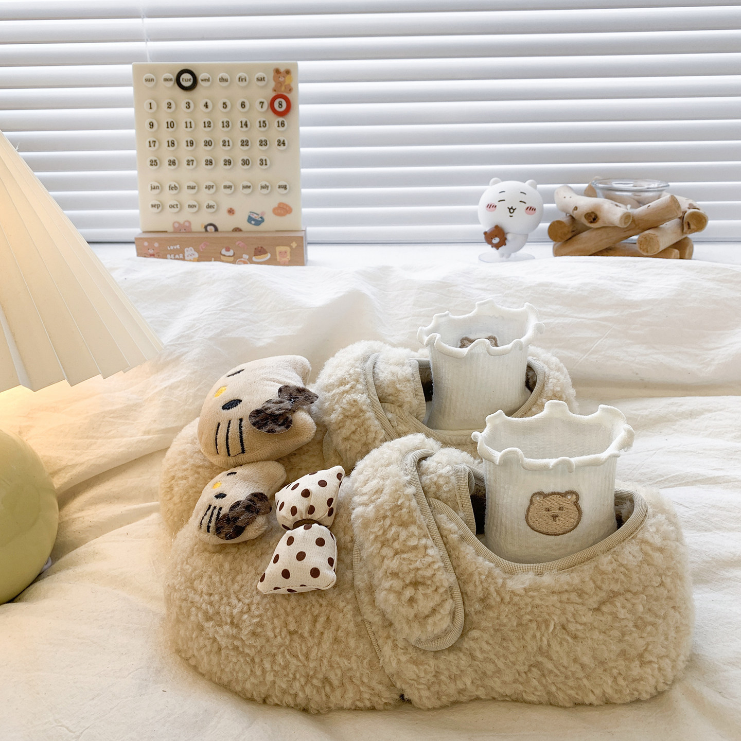 冬季新款平底加绒卡通棉鞋女家居保暖棉鞋女百搭勃肯鞋女懒人鞋女,女鞋,勃肯鞋/软木鞋,淘宝优惠券,粉丝福利购,淘宝优惠卷