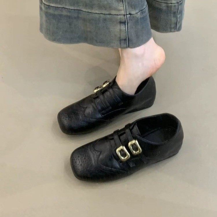 内增高4CM 小个子复古雕花英伦风搭扣加绒保暖一脚蹬乐福鞋小皮鞋,女鞋,浅口单鞋,淘宝优惠券,粉丝福利购,淘宝优惠卷