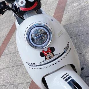 电动车装饰贴纸虚线线条裁缝线车贴电瓶摩托机车针迹汽车创意改装