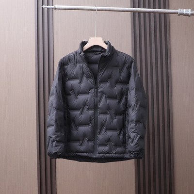 户外运动90白鸭绒压胶羽绒服