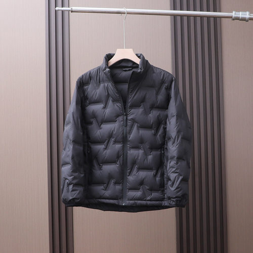 户外运动90白鸭绒压胶羽绒服