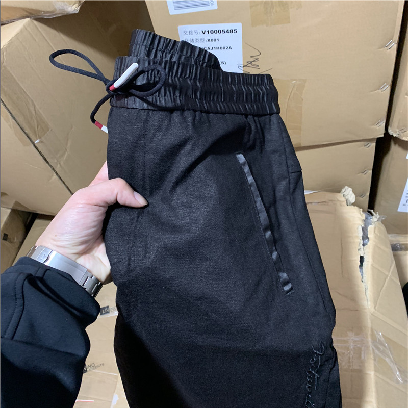 Once a year Withdrawal of containers in Shanghai summer Elastic force Flax leisure time Shut pants Linen trousersin the Men's clothing, Casual pants  category - from Buy2taobao.com to provide professional Taobao agent buy service
