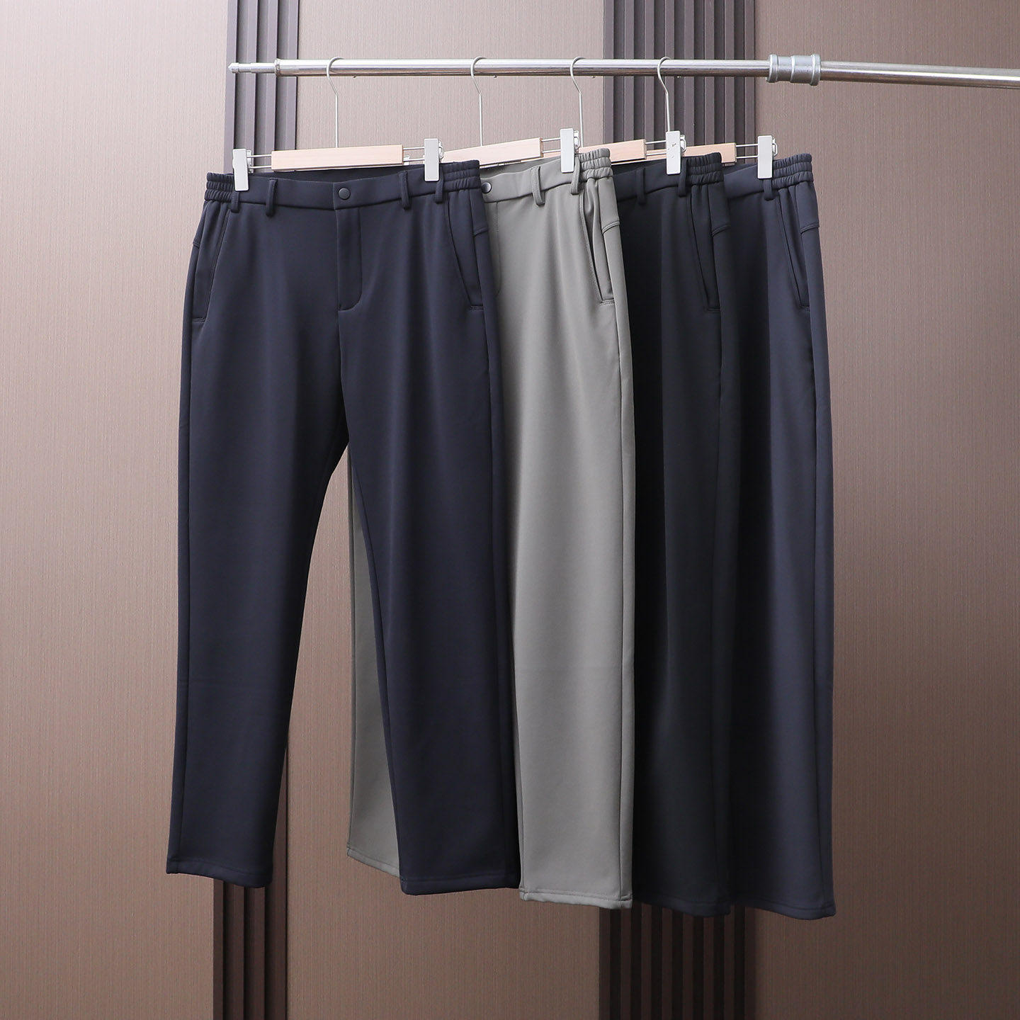 男士户外防水抗风保暖直筒休闲裤