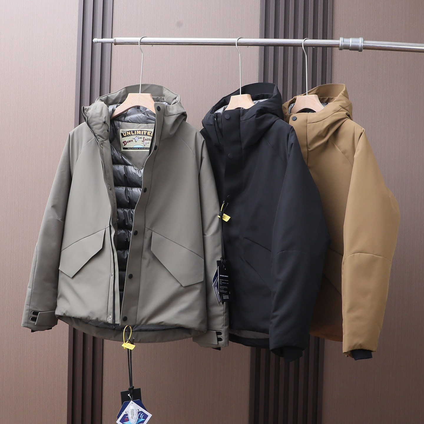 90白鸭绒600蓬户外保暖羽绒服