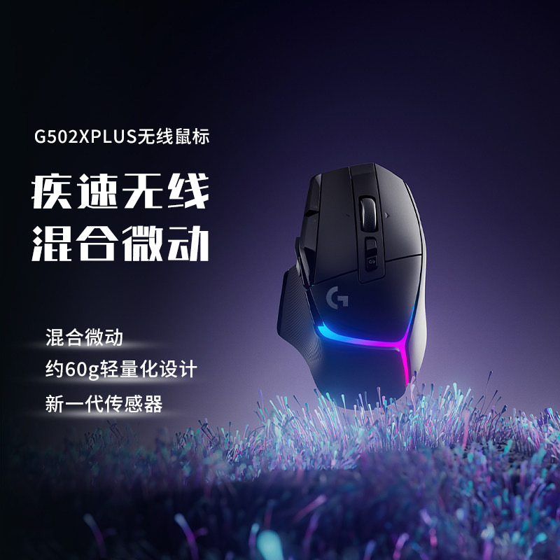罗技G502XPLUS无线鼠标图片