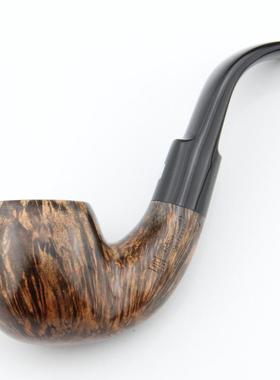 进口意大利卡斯特罗烟斗Castello KK级石楠木手工斗弯斗深色